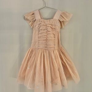 Stella McCartney Kids Peach Lace Dress